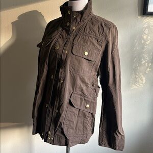 LL Bean Signature Womens Dark Green Field Jacket
